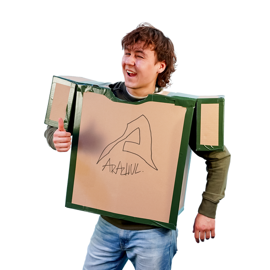 Arazhul Studios Exklusiver Luxus Papp-Pullover