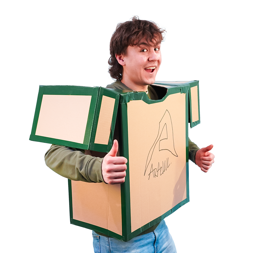 Arazhul Studios Exklusiver Luxus Papp-Pullover