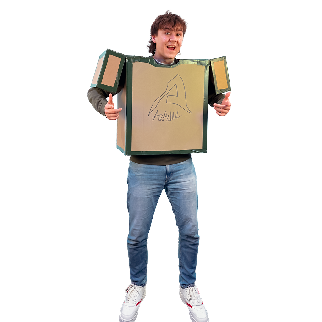 Arazhul Studios Exklusiver Luxus Papp-Pullover